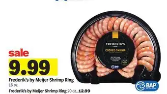 Meijer Frederik's by Meijer Shrimp Ring offer