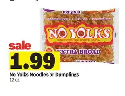 Meijer No Yolks Noodles or Dumplings offer