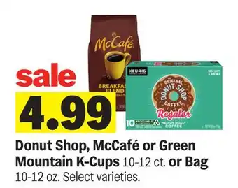 Meijer Donut Shop, McCafé or Green Mountain K-Cups 10-12 ct. or Bag offer