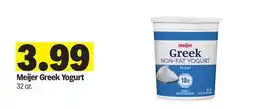 Meijer Meijer Greek Yogurt offer