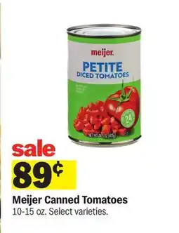 Meijer Meijer Canned Tomatoes offer