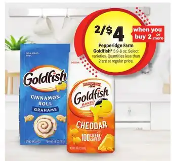 Meijer Pepperidge Farm Goldfish offer