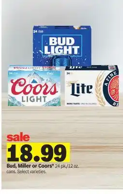 Meijer Bud, Miller or Coors offer