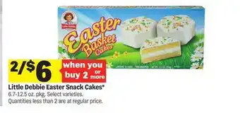 Meijer Little Debbie Easter Snack Cakes offer