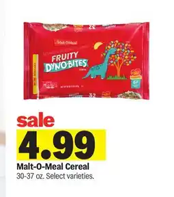 Meijer Malt-O-Meal Cereal offer