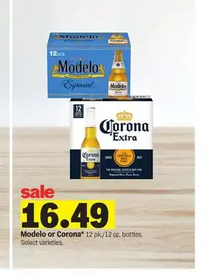 Meijer Modelo or Corona offer