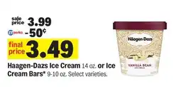 Meijer Haagen-Dazs Ice Cream 14 oz. or Ice Cream Bars* 9-10 oz offer