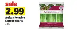 Meijer Artisan Romaine Lettuce Hearts offer