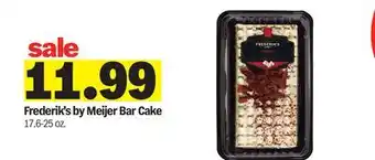 Meijer Frederik's by Meijer Bar Cake offer