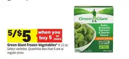 Meijer Green Giant Frozen Vegetables offer