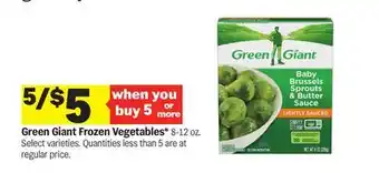 Meijer Green Giant Frozen Vegetables offer