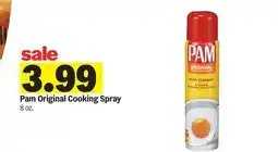 Meijer Pam Original Cooking Spray offer