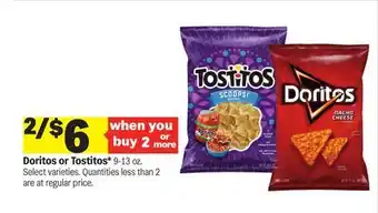 Meijer Doritos or Tostitos offer