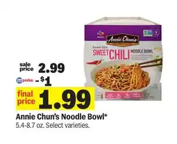 Meijer Annie Chun's Noodle Bowl offer