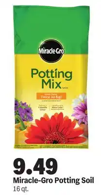 Meijer Miracle-Gro Potting Soil offer