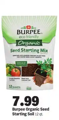 Meijer Burpee Organic Seed Starting Soil offer