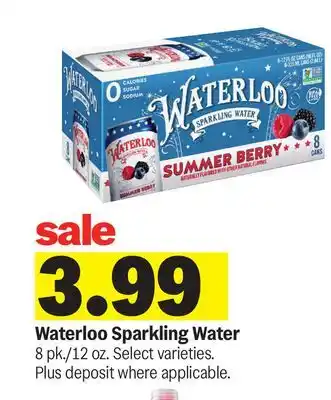 Meijer Waterloo Sparkling Water offer