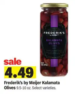 Meijer Frederik's by Meijer Kalamata Olives offer