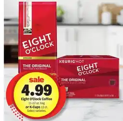 Meijer Eight O'Clock Coffee 11-12 oz. bag or K - Cups 12 ct offer