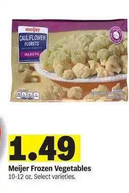 Meijer Meijer Frozen Vegetables offer