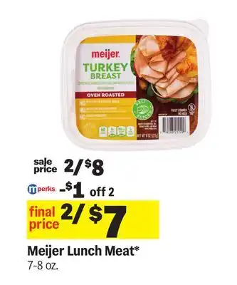 Meijer Meijer Lunch Meat offer