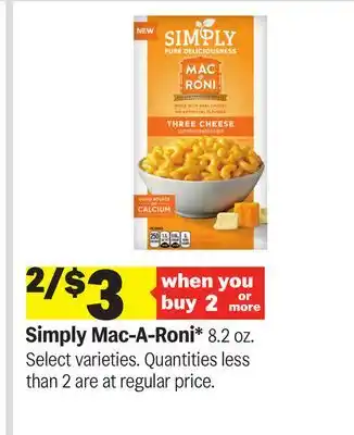 Meijer Simply Mac-A-Roni offer