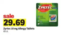 Meijer Zyrtec 10 mg Allergy Tablets offer