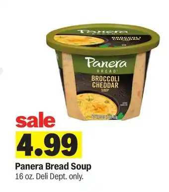 Meijer Panera Bread Soup offer