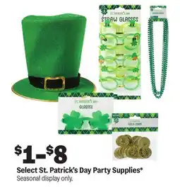 Meijer Select St. Patrick's Day Party Supplies offer