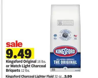 Meijer Kingsford Original 16 lbs. or Match Light Charcoal Briquets 12 lbs offer