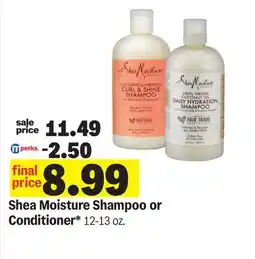 Meijer Shea Moisture Shampoo or Conditioner offer