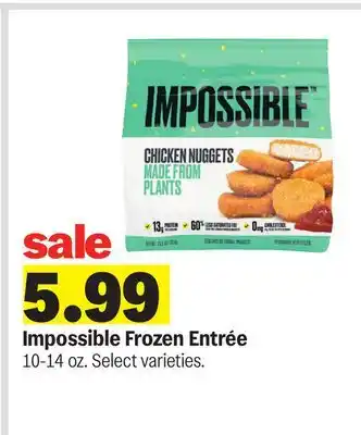 Meijer Impossible Frozen Entrée offer