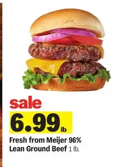 Meijer Fresh from Meijer 96% Lean Ground Beef offer