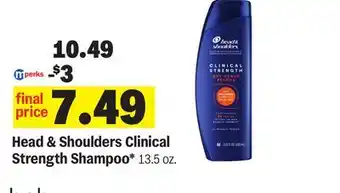 Meijer Head & Shoulders Clinical Strength Shampoo offer