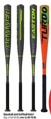 Meijer Baseball and Softball Bats offer