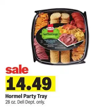 Meijer Hormel Party Tray offer