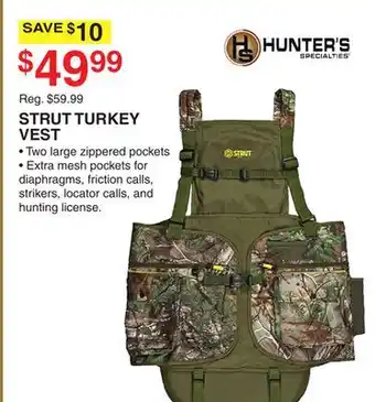 Dunham's Sports STRUT TURKEY VEST offer