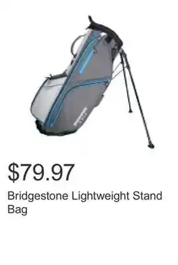 Costco Bridgestone Lightweight Stand Bag offer