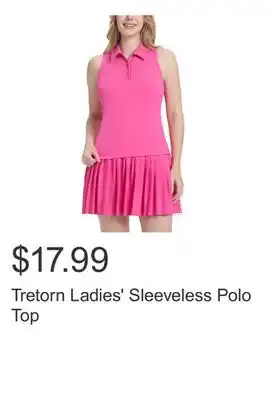 Costco Tretorn Ladies' Sleeveless Polo Top offer