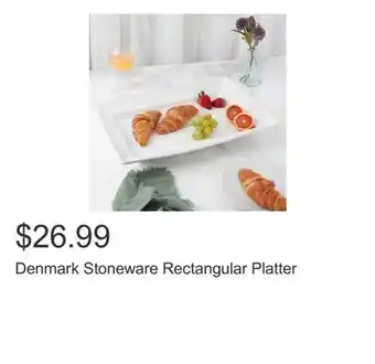 Costco Denmark Stoneware Rectangular Platter offer