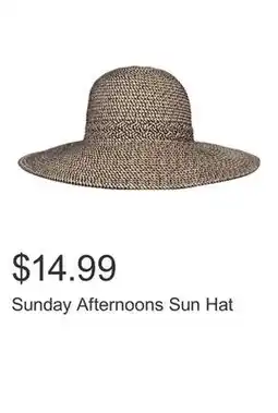 Costco Sunday Afternoons Sun Hat offer