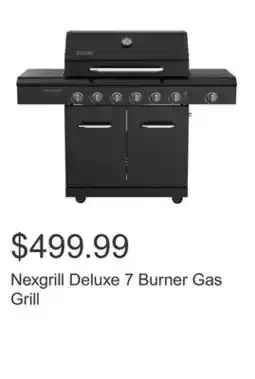 Costco Nexgrill Deluxe 7 Burner Gas Grill offer