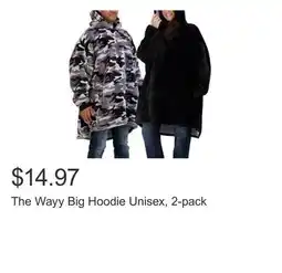 Costco The Wayy Big Hoodie Unisex, 2-pack offer