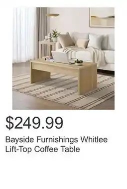 Costco Bayside Furnishings Whitlee Lift-Top Coffee Table offer