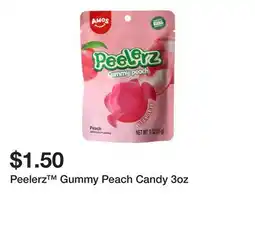 Five Below Peelerz Gummy Peach Candy 3oz offer