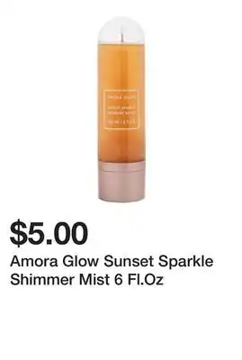 Five Below Amora Glow Sunset Sparkle Shimmer Mist 6 Fl.Oz offer