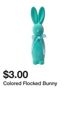 Five Below Colored Flocked Bunny offer