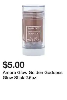 Five Below Amora Glow Golden Goddess Glow Stick 2.6oz offer