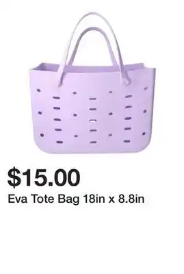 Five Below Eva Tote Bag 18in x 8.8in offer