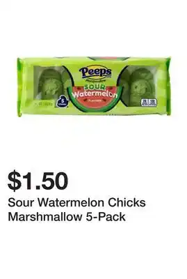 Five Below Sour Watermelon Chicks Marshmallow 5-Pack offer